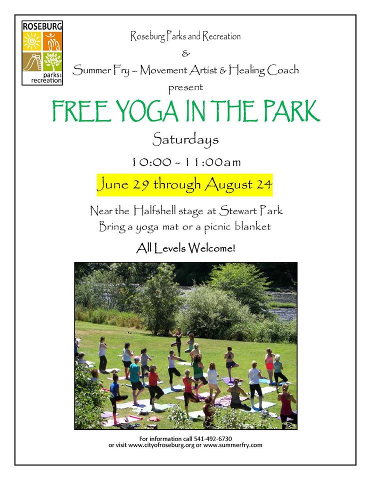 190626 City of Roseburg Yoga in the Park