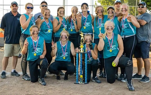 160707 DC Fastpitch 16U Fireracker 1st place
