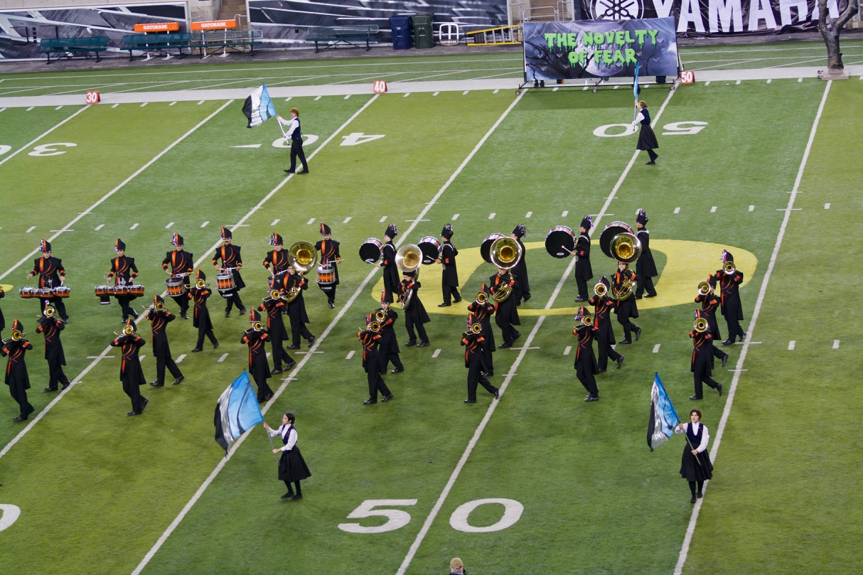 171104 Roseburg Marching Ensemble at festival 2