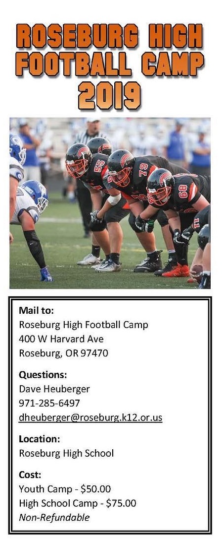 190720 Roseburg High Football Camp 2019 3