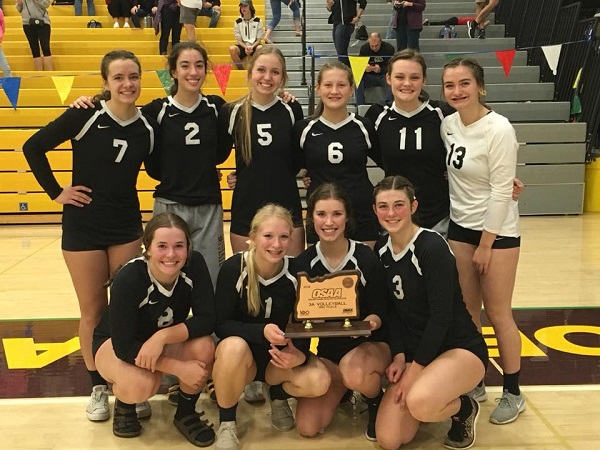 181103 South umpqua VB 3rd place