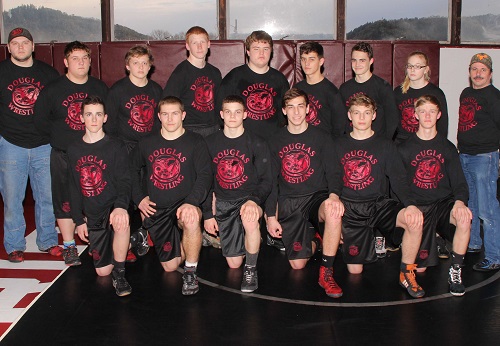 170221 Douglas wrestling team
